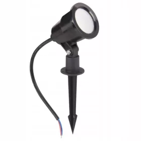   LED kültéri kerti lámpa spotlámpa SERGIO 7W 2700K süllyesztett fekete modern