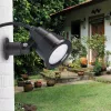 LED kültéri kerti lámpa spotlámpa SERGIO 7W 2700K süllyesztett fekete modern