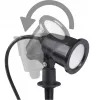 LED kerti lámpa kültéri spotlámpa SERGIO 7W 4500K süllyesztett fekete modern