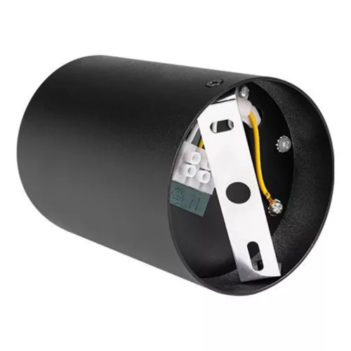 Felületre Szerelt Halogén Csöves Spotlámpa GU10 Kerek Mozgatható Fekete Masterled