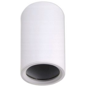   LED, felületre szerelt HALOGÉN fix GU10 kerek mennyezeti lámpatest, fehér