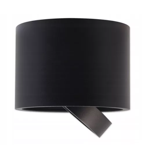 Felületre szerelhető halogéncsöves spotlámpa GU10 kerek, fekete, mozgatható, Masterled