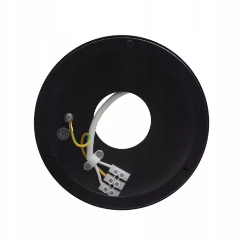 Felületre szerelhető halogéncsöves spotlámpa GU10 kerek, fekete, mozgatható, Masterled