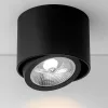 Felületre szerelhető halogéncsöves spotlámpa GU10 kerek, fekete, mozgatható, Masterled
