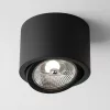 Felületre szerelhető halogéncsöves spotlámpa GU10 kerek, fekete, mozgatható, Masterled