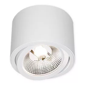   Felületre szerelhető halogéncsöves spotlámpa GU10 kerek fehér, mozgatható, Masterled