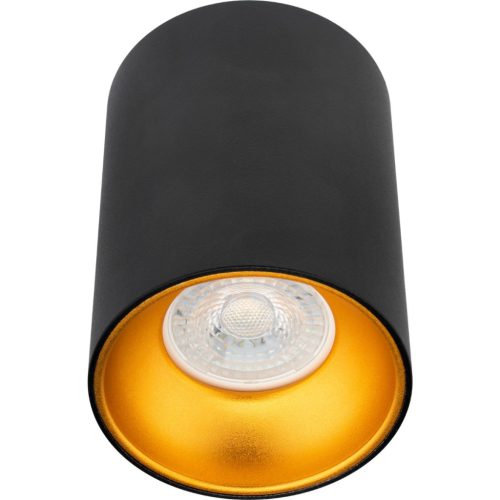 Mennyezeti spotlámpa halogén GU10fekete/arany