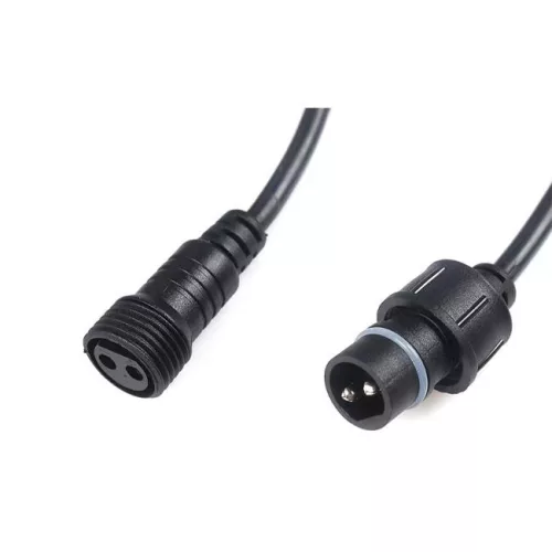 LED girland fényfüzér 10x E27 fekete 5m Masterled