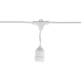 LED girland fényfüzér 5x E27 fehér IP44 5m Masterled