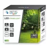 LED girland fényfüzér 20x E27 fekete 20m IP44 Masterled