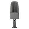 LED utcai lámpa, ipari, közúti lámpatest, 100W, 13000lm, 4500K, semleges, 140°, szürke, IP65, Masterled
