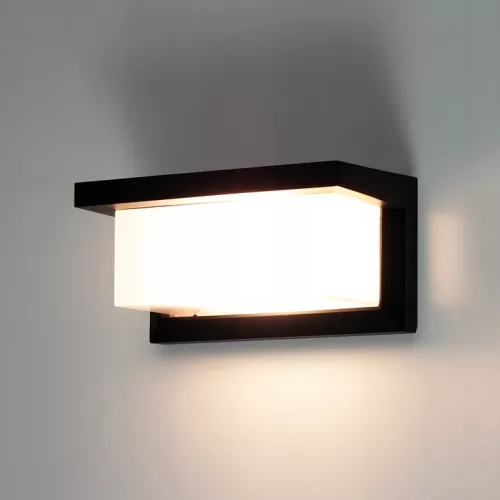 Lámpa Kerti Lámpatest Kültéri Fali Lámpa E27 Fekete IP54 Lagos Masterled