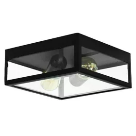   Kerti fali lámpa, Kültéri fali lámpa, 2x E27, 360°, Fekete, IP44, Lidio Masterled