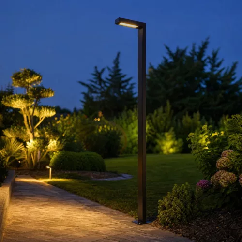 Hosszabbító elem 100cm a LED kerti lámpához Posti + csavarok Masterled