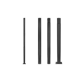   Világítási oszlop 3m SQ 76mm talp 15x15cm fekete Masterled