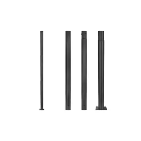   Világítási oszlop 3m SQ 60mm talp 15x15cm fekete Masterled