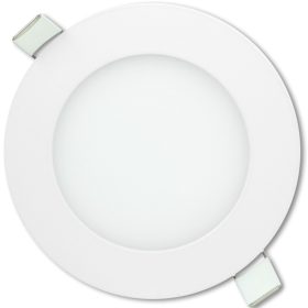   LED mennyezeti süllyesztett lámpatest kerek fehér 6W 480lm 2700K