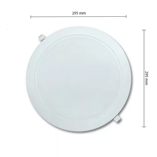 LED panel mennyezeti lámpatest 24W 1920lm 2700K Meleg, süllyesztett, kerek, fehér, Proma Masterled