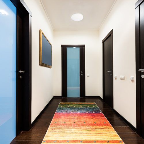 LED-es fürdőszobai mennyezeti lámpa ERIK 18W 4000K IP44 Mikrohullámú mozgásérzékelő MasterLED