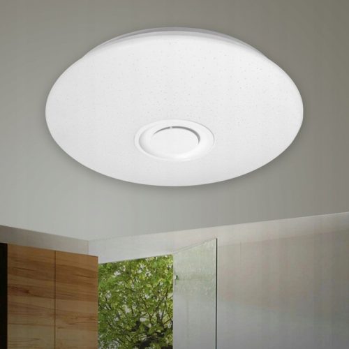LED PLAIN 50cm kerek mennyezeti lámpa RGBW 3000K-6500K + távirányító BLUETOOTH HANGSZÓRÓ