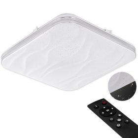   LED mennyezeti lámpa 33cm négyzet alakú mennyezeti lámpa 3000K-6500K csillaghatású