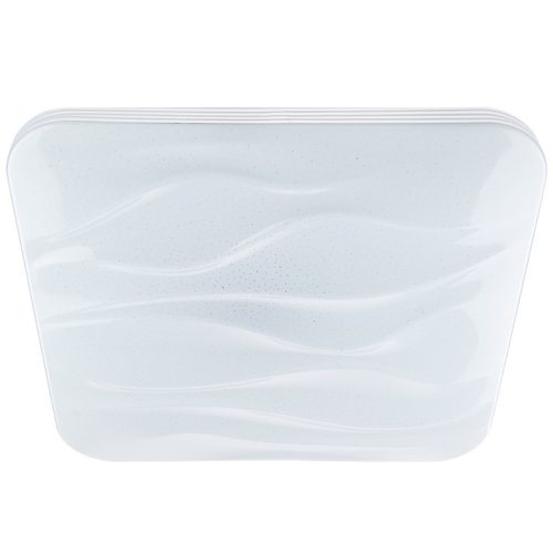 LED fürdőszobai mennyezeti lámpa 72W 3000-6500K White Square Diamond 43cm + Távirányító