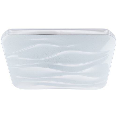 LED fürdőszobai mennyezeti lámpa 72W 3000-6500K White Square Diamond 43cm + Távirányító