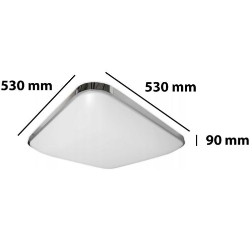LED mennyezeti lámpa Négyzet alakú PARYS 36W 3000K-6500K 53cm + távirányító