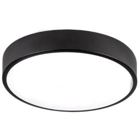   Mennyezeti LED mennyezeti lámpa fali lámpa kör 2640lm 30W 4000K IP22 fekete
