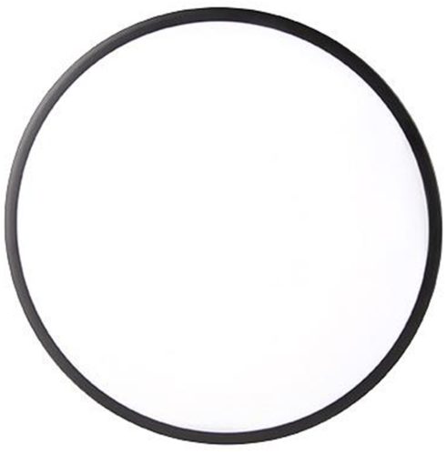 Mennyezeti LED mennyezeti lámpa fali lámpa kör 2640lm 30W 4000K IP22 fekete