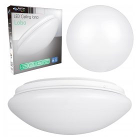   Mennyezeti lámpa 2x E27 fürdőszobai felületre szerelhető IP44 kerek fehér LOBO Masterled