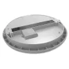 Midas Masterled LED fürdőszobai mennyezeti lámpa, felületre szerelhető, 22 W, 4000 K, semleges, 120°, mozgásérzékelővel, kerek, fehér, IP65