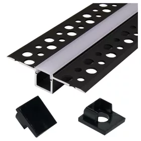 LED szalag profil, tejfehér alumínium, 1m GK Masterled