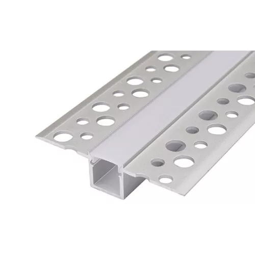 LED szalag profil, eloxált alumínium, tejfehér, 2m GK Masterled