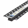 Profil LED szalagokhoz Fekete eloxált 2m Masterled