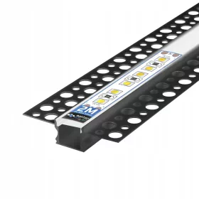 Profil LED szalagokhoz Fekete eloxált 2m Masterled