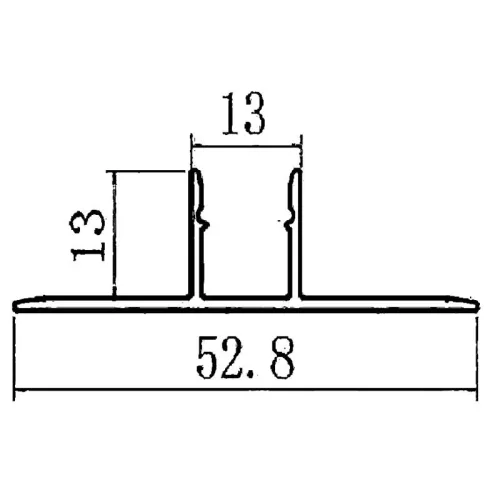Profil LED szalagokhoz Fekete eloxált GK 2m Masterled