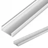 LED szalagprofil, ezüst eloxált alumínium, felületre szerelhető, 2m Masterled