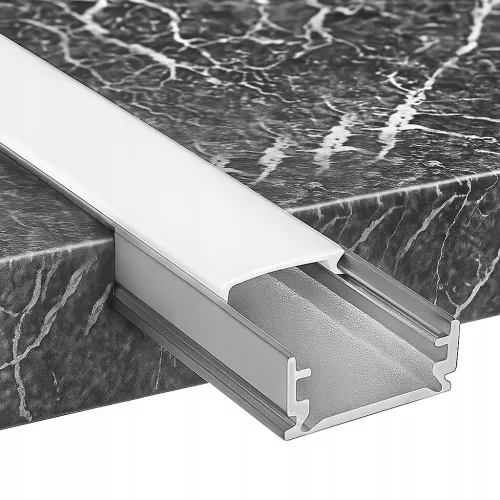 Profil LED szalagokhoz ezüst eloxált 1m Slim Masterled