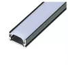 LED szalagprofil, tejfehér alumínium, 1m Slin Masterled