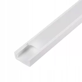   Profil LED szalagokhoz PVC tejfehér felületre szerelhető 2m Slim Masterled