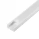 Profil LED szalagokhoz PVC tejfehér felületre szerelhető 2m Slim Masterled