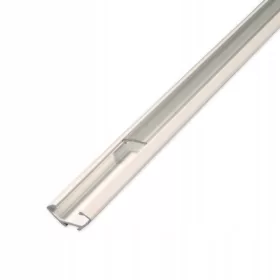   Profil LED szalagokhoz PVC tejfehér felületre szerelhető 1m sarok Masterled