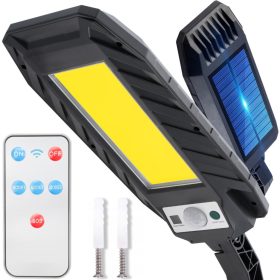   Utcai lámpa LED napelemes lámpa 10W IP65 mozgásérzékelő + Konzol + Távirányító