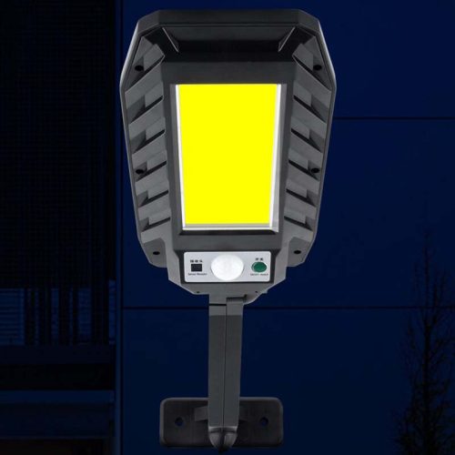 Utcai lámpa LED napelemes lámpa 10W IP65 mozgásérzékelő + Konzol + Távirányító