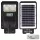 Napelemes LED kerti utcai lámpa 100W 6000K Hidegfényű mozgás- és alkonykapcsolóval, fekete, IP65 Masterled