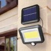 Solar LED spotlámpa 5W 5500-6000K hideg IP54 Masterled mozgásérzékelő