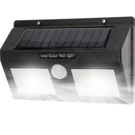   LED napelemes reflektor 5W 5500-6000K hideg IP65 fekete Masterled mozgásérzékelő