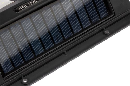 LED napelemes reflektor 5W 5500-6000K hideg IP65 fekete Masterled mozgásérzékelő