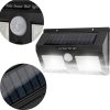LED napelemes reflektor 5W 5500-6000K hideg IP65 fekete Masterled mozgásérzékelő